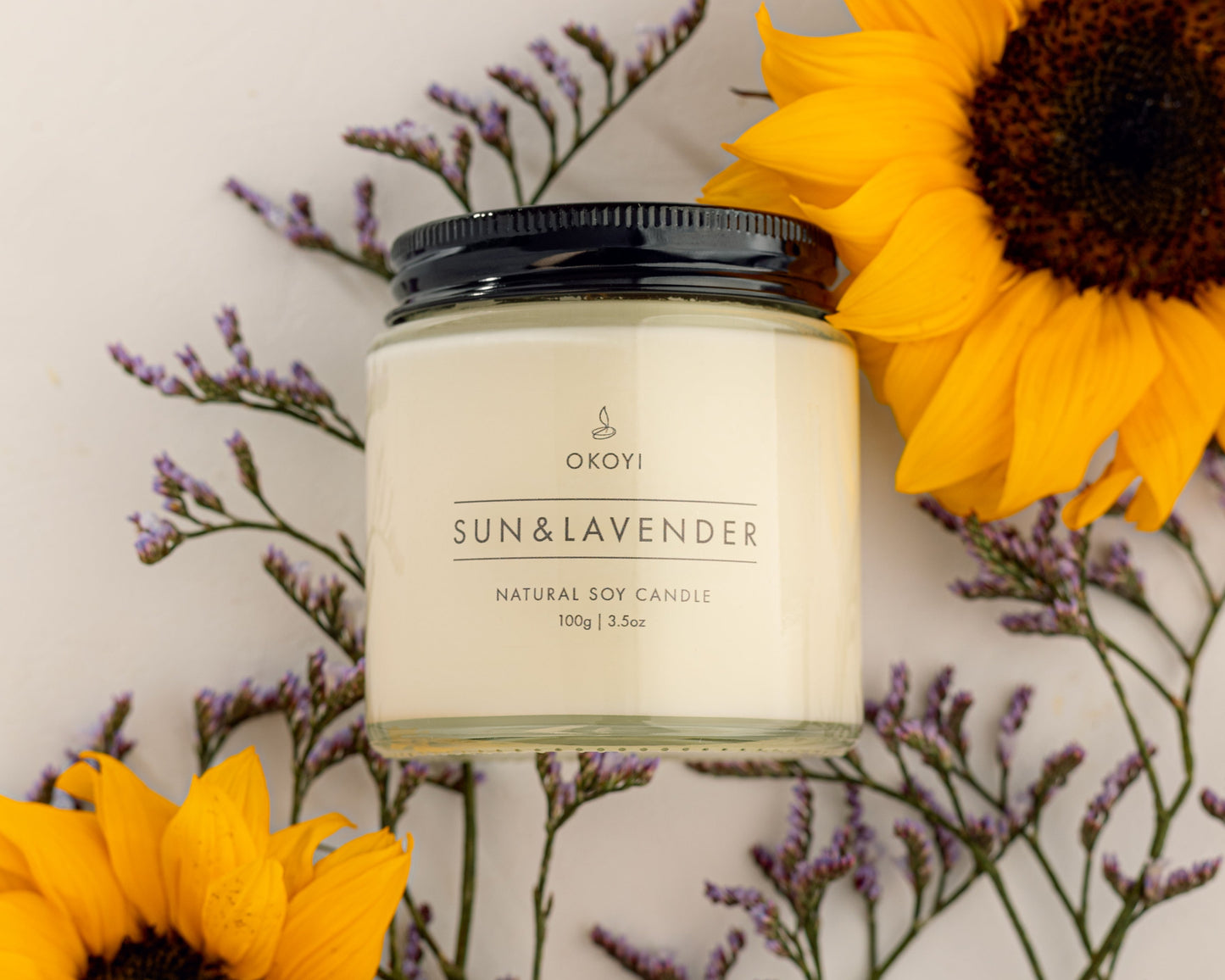 Sun&Lavender Soy Candle